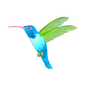 Aqua Color Change Hummingbird